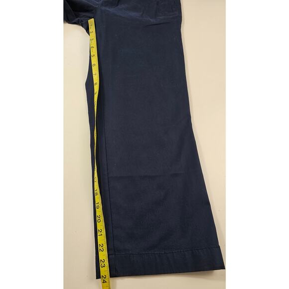NWT navy blue favorite fit slacks pants LL bean size 2 career business casual - Picture 5 of 7